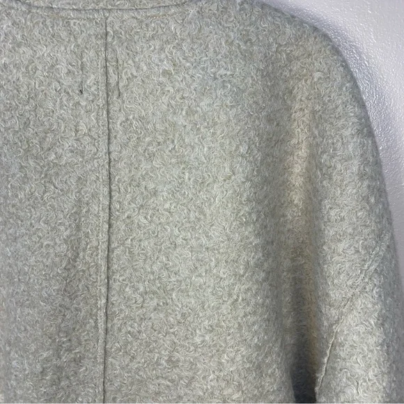 Zara Boucle Oversized Bomber Jacket Zipper - Picture 13 of 13